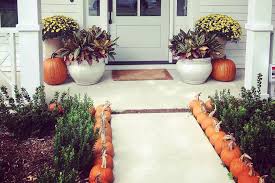 Have lightning strike a lightning rod near a villager without setting the area on fire. 18 Front Porches With Fall Flowers