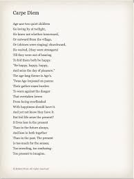 Carpe Diem By Robert Frost Carpe Diem Poet Quotes Poems