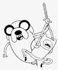 Wonderful adventures of nils coloring pages; Adventure Time Finn And Jake Attacked Coloring Pages Adventure Time Finn Drawing Hd Png Download Kindpng