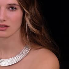 Collier torque en argent N°37