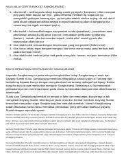 Karena merasa kecewa dengan perlakuan ibunya, maka sangkuriang memutuskan untuk pergi mengembara, dan meninggalkan rumahnya. Fakta Opini Sangkuriang Docx Nilai Nilai Cerita Rakyat Sangkuriang 1 Nilai Moral Terlihat Pada Sikap Dayang Sumbi Yg Teguh Konsisten Dlm Menepati Course Hero