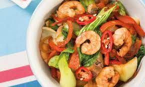 Spicy Prawns And Pak Choi Stir Fry Diabetes Uk