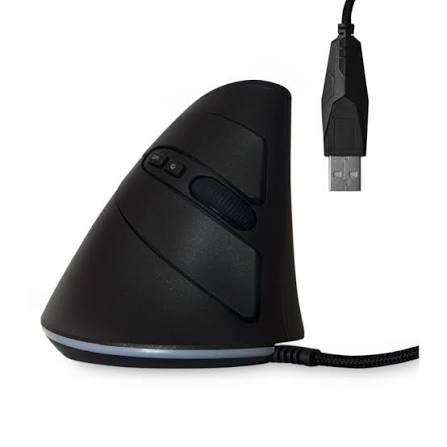 Mouse Alámbrico Ergonómico