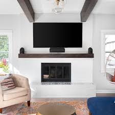 By the way, if you are standing, the television over the fireplace is actually ideally located for viewing. 12 Things To Consider Before Mounting A Tv Above A Fireplace