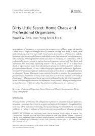 September 14, 2020 sabrina quairoli this blog uses cookies. Pdf Dirty Little Secret Home Chaos And Professional Organizers