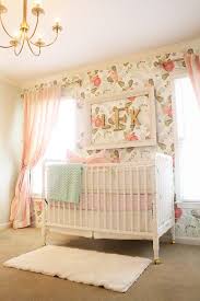 For a cheap nursery idea that looks expensive, try a statement wall. 55 Pink Nurseries Pink Baby Girl Nursery Ideas