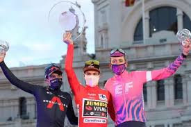 18 stages covering a total of 2,908 kilometers. Final Of The Vuelta A Espana 2020 Richard Carapaz 2nd In The Individual General Copaci