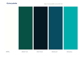 All color palettes in collection can be downloaded in one file. Blue Green And White Color Palette