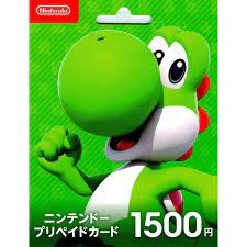 nintendo eshop card 1500 yen japan account nintendo eshop nintendo japan