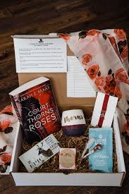 A Court Of Thorns And Roses Book Box The Librarian Box Book Gift Basket Book Subscription Box Reading Gift Basket