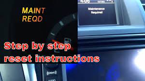 Even tried having the warning light reset when i had my oil changed. 2013 Toyota Highlander Maintenance Required On Youtube