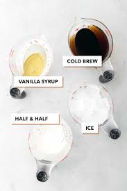 It's the cold brew you know and love, but creamier! Starbucks Vanilla Sweet Cream Cold Brew Copycat Coffee At Three