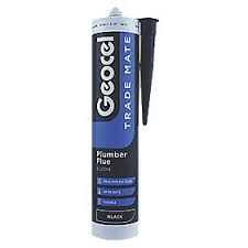 Geocel Trade Mate Plumber Flue Silicone Black 310ml Heat Resistant Silicone Screwfix Com