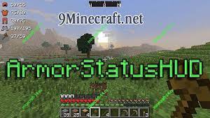 Such as weapons, tools and the pieces of our armor. Armorstatushud Mod For Minecraft 1 9 1 8 9 1 7 10 World Of Minecraft