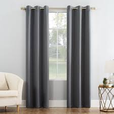 Walmart curtains for living room) material. Mainstays Blackout Energy Efficient Grommet Single Curtain Panel Walmart Com Walmart Com