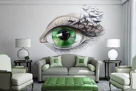 The wall behind the bed has a very unique style. Unique Wall Art Painting For Bedroom Novocom Top