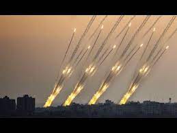 Israel's iron dome missile defence system is called into action in the skies above ashkelon as it tries to intercept and knock out palestinian rockets. Shooting Down Rockets Iron Dome In Action In Israel