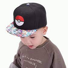 Yeam Pokemon Hat Kids Pokeball Youth Snapback Hat For Boy And Girl 2 12 Years Age Kids Hats Pokemon Hat Hats