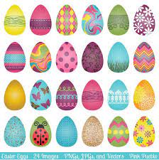 Easter Eggs Clipart Clip Art Easter Clip Art Clipart And Etsy In 2020 Easter Egg Designs Easter Eggs Easter Clipart