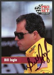 Bill Ingle #59 signed autograph auto 1991 Pro Set NASCAR Trading Card