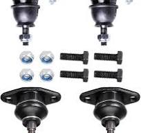 ECCPP 4pcs Lower Upper Ball Joint fit for Buick Opel For Chevrolet Chevette  For Isuzu I-Mark For Pontiac Acadian Fiero T1000