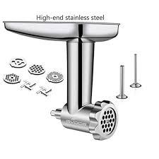 stainless steel food grinder attachment