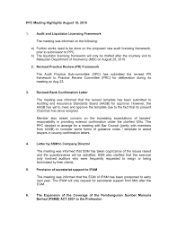 Pengikut 0 set data 9. Ppc Meeting Highlights August 18 2010 Audit And Liquidator Licensing Framework 1