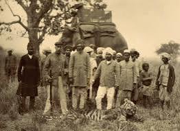 Ladies' adventure with a tiger in India (The Graphic, 1889)