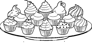 Plate Of Cupcakes Coloring Page Wecoloringpage Shopkins Colouring Pages Cupcake Coloring Pages Chibi Coloring Pages