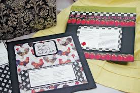 Include just one picture, the title, and the year. Recipe Scrapbook