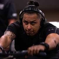 Retired U.S. Army Staff Sgt. Joel Rodriguez helps get