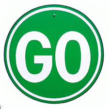 A green circle sign saying "GO" similar to a stop sign : r/dalle2