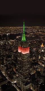 Red Black Green For Dr Martin Luther King Jr Day Tower Light New York City City That Never Sleeps