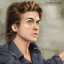 Buy Creative Portrait Study Artwork, Digital Download, Wall Print,  Printable Art, Portrait Work, Man in Blue Shirt, Wall Art, Instant Download  Online in India