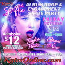 Join the Fun: Taylor Swift Night at Kate's Rollerskating