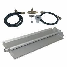 Buy the 6 single linear burner and complete basic kit for propane online from houzz today, or shop for other fire pit accessories for sale. Etco Fire Pit Natural Gas Linear Burner Pan Kit Wayfair