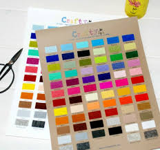136 Yummy Colors 100 Pure Wool Felt Color Chart