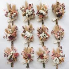 Peach Plume Boutonniere Dried Flower Boutonniere Etsy In 2020 Dried Flowers Wedding Dried Flower Bouquet Wedding Bouquets