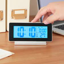 The online alarm clock is a digital alarm clock online that helps you wake up and ensures you don't oversleep. Filmis Clock Thermometer Alarm Black Ikea