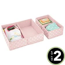 Scatole 100% riciclabili con la carta. Naturale Blu Cobalto Mdesign Set Da 2 Scatole Per Armadi In Fibra Sintetica In 2 Misure Ceste Portaoggetti In Tessuto Per Cameretta Bimbi Con Motivo A Righe Organizer Multiuso A 2 Scomparti Ceste