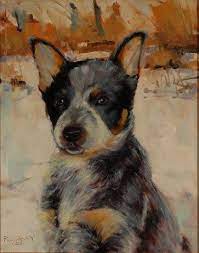 We love to decorate and love all things beach decor coastal and natural. Rob Akey Work Zoom Katie Dog Wall Art Painting Dog Portraits