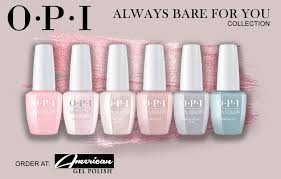 opi gel always bare for you spring collection 2019 6 colors