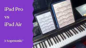 Versandkostenfrei und risikofrei mit 3 jahren garantie online bestellen! Comparing Ipad Pro Versus Ipad Air For Music Reading Youtube