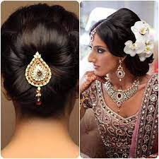 5 Simple But Truly Stunning Hairstyle For Indian Wedding Marina Gallery Fine Art Wedding Hairstyles For Long Hair Indian Wedding Hairstyles Bridal Wedding Hair