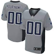 Mens Nike Dallas Cowboys Customized Elite Grey Shadow Nfl Jersey Oakland Raiders Nfl Jerseys Nike Nfl
