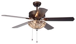 Let's find out the answer in this article. Gliska 52 3 Light Bronze Hand Pull Chain Ceiling Fan With Light Kit Traditional Ceiling Fans By Shopladder