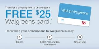 If you've got a couple of different credit cards, you might move your balance around if the right offer appears that will help you save money on interest. Walgreens Pharmacy 25 Gift Card For Rx Transfer Prescription Hustler Money Blog