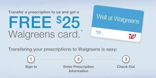 See 28 walgreens photo coupon and coupon code for july 2021 Walgreens Pharmacy 25 Gift Card For Rx Transfer Prescription Hustler Money Blog