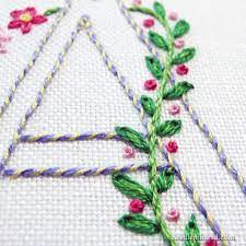 Check spelling or type a new query. Sweet Simple Embroidery A Delicate Easy Monogram Needlenthread Com