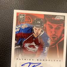 2013-14 Score PATRICK BORDELEAU Hot Rookies Auto #620 Colorado Avalanche NHL